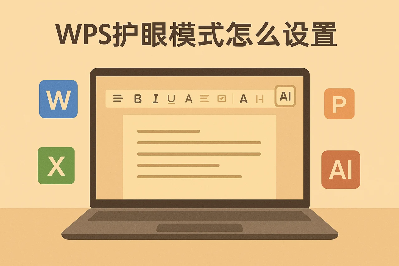 WPS护眼模式怎么设置