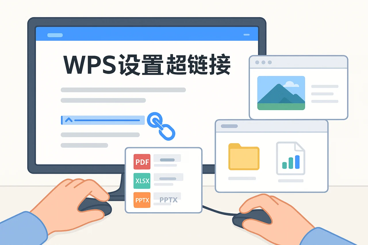 WPS设置超链接