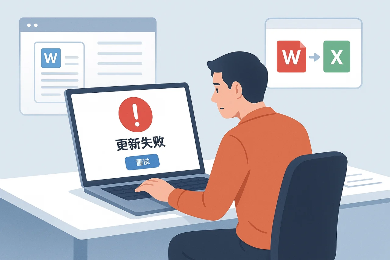 WPS软件更新失败
