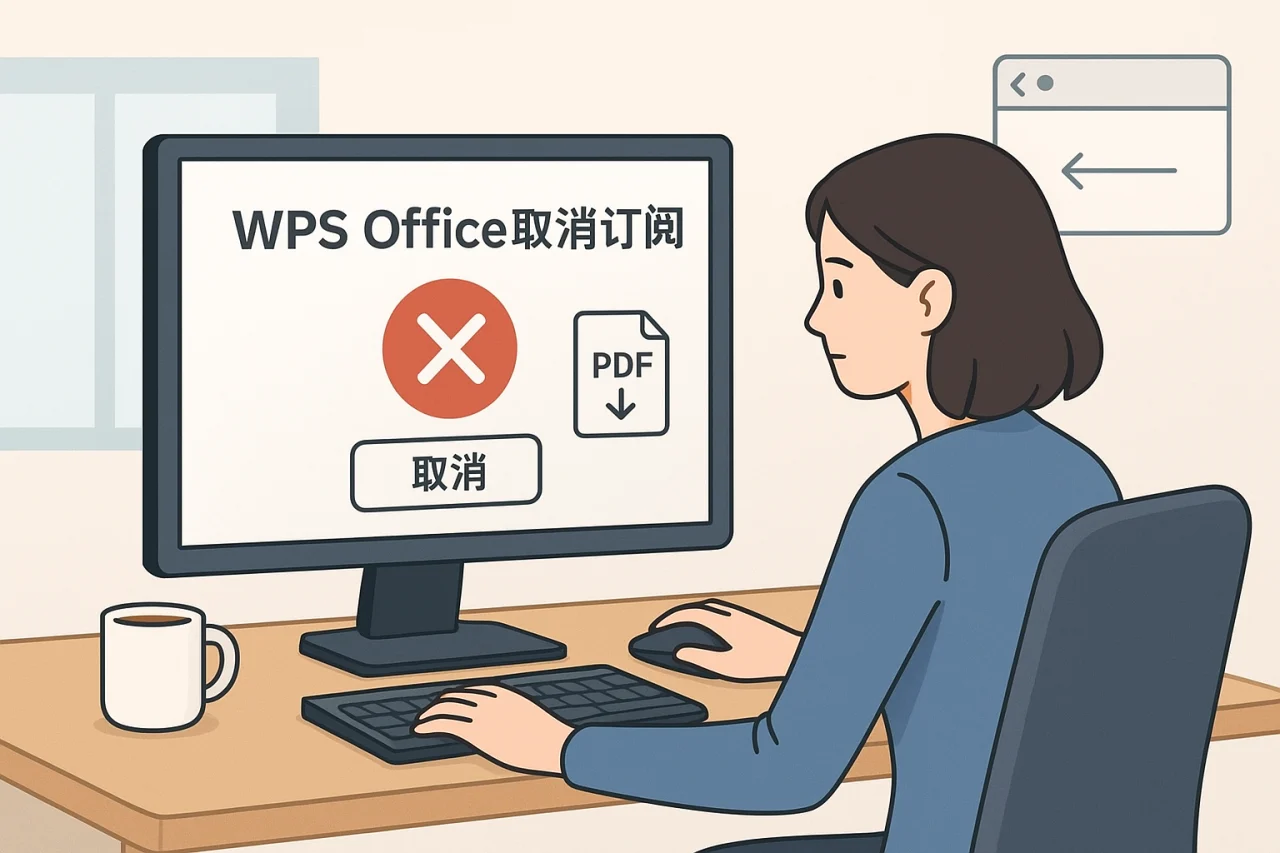 WPS Office取消订阅