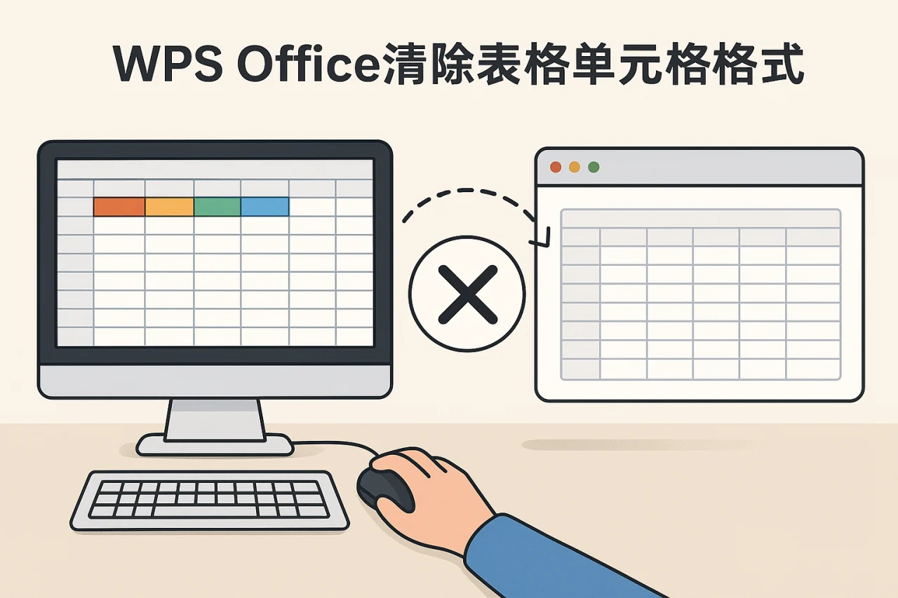 WPS Office清除表格单元格格式