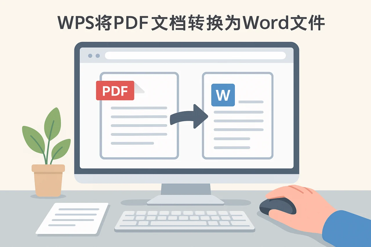 WPS将PDF文档转换为Word文件