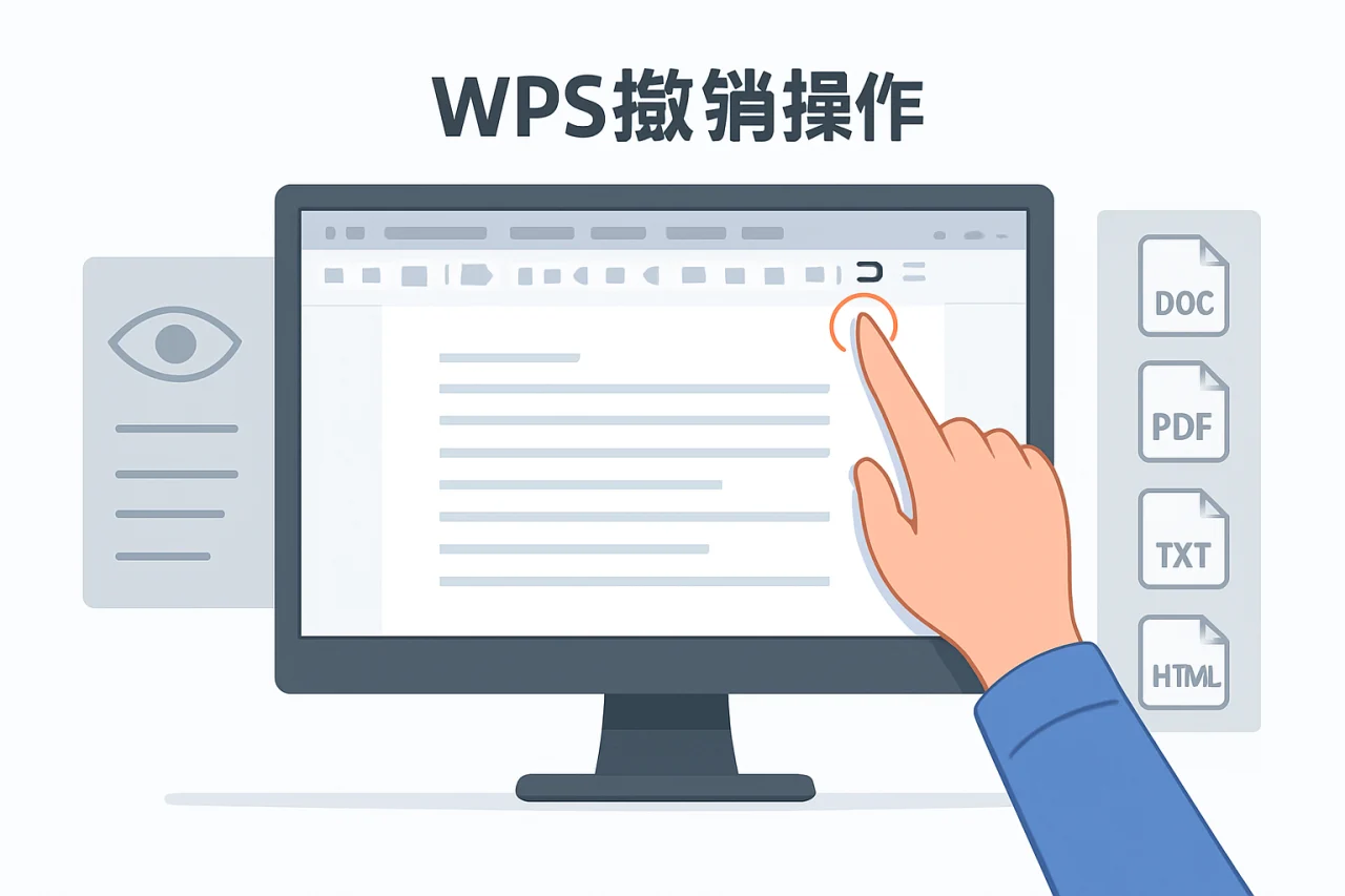 WPS撤销操作