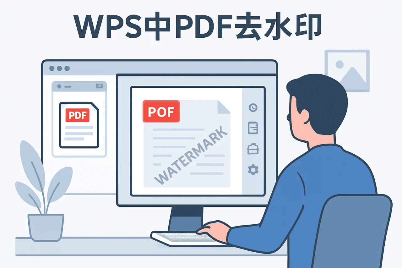 WPS中PDF去水印
