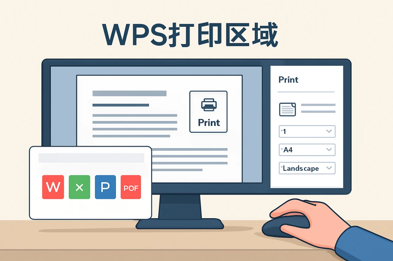 WPS打印区域
