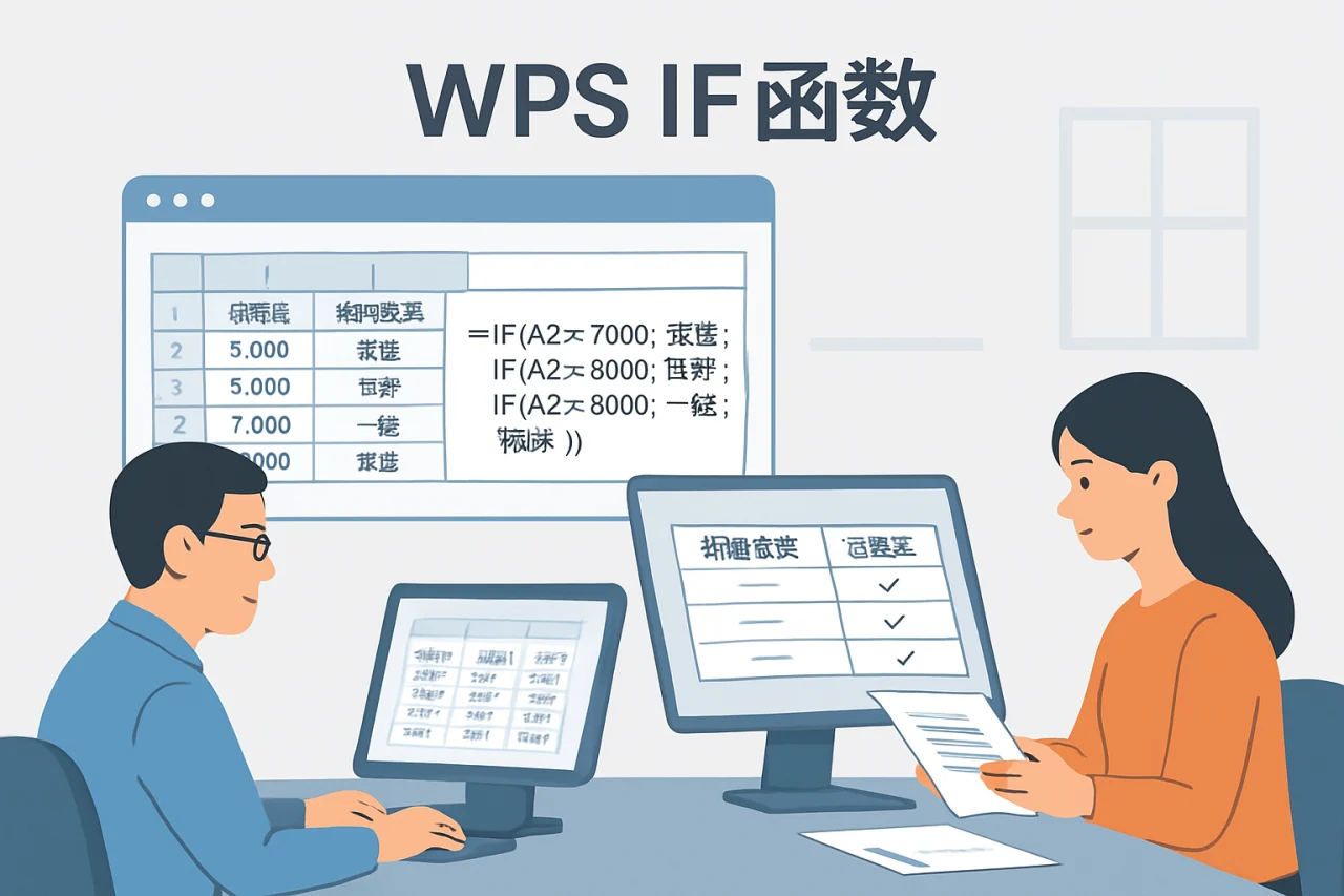WPS IF函数