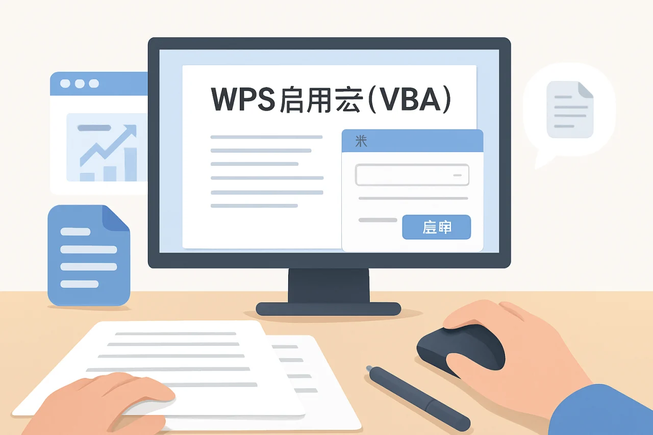 WPS启用宏（VBA）
