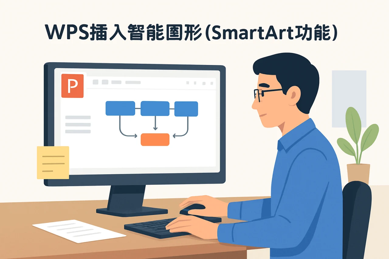 WPS插入智能图形（SmartArt功能）