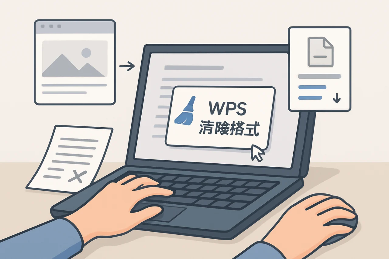 WPS清除格式