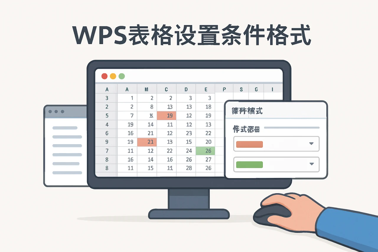 WPS表格设置条件格式