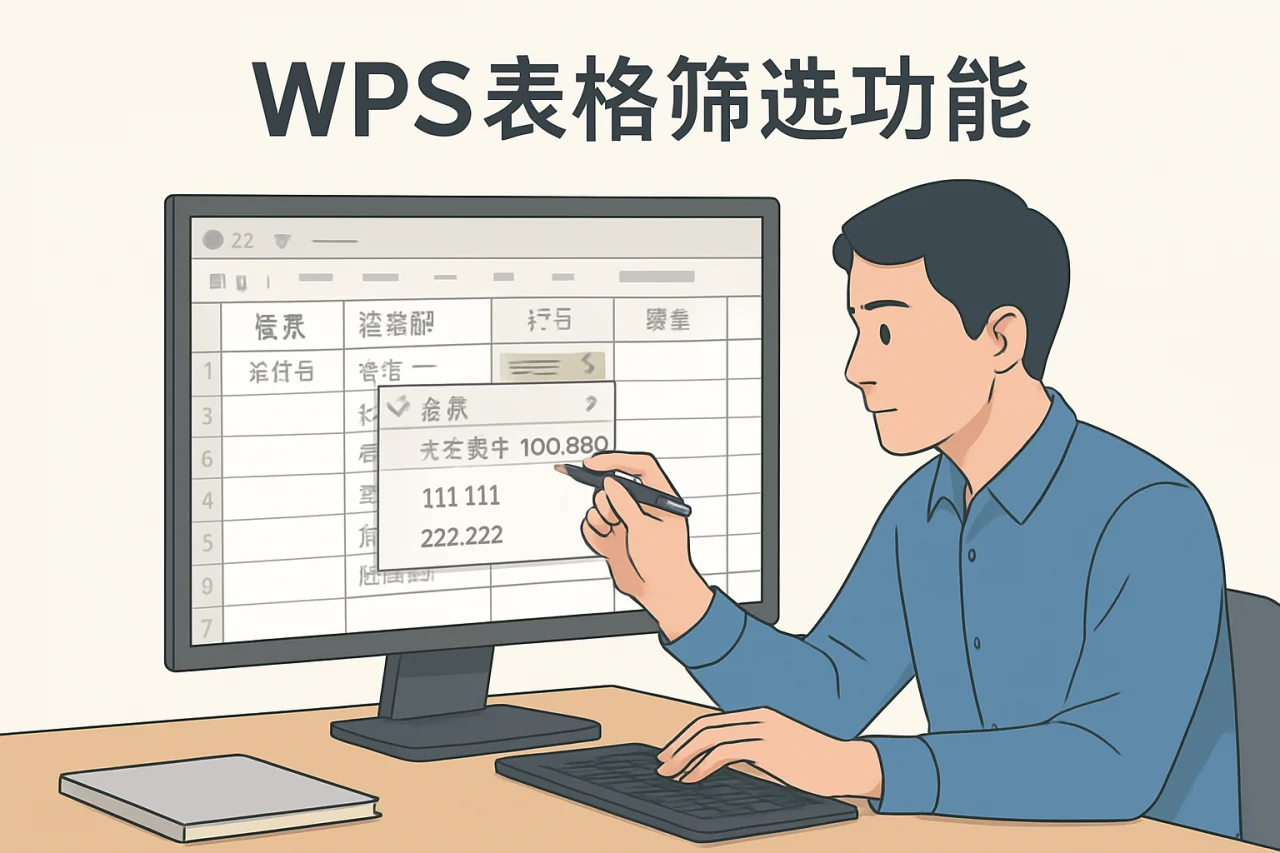 WPS表格筛选功能