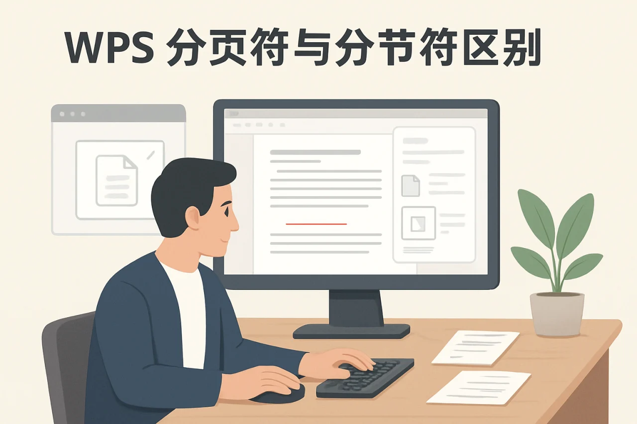 WPS 分页符与分节符区别