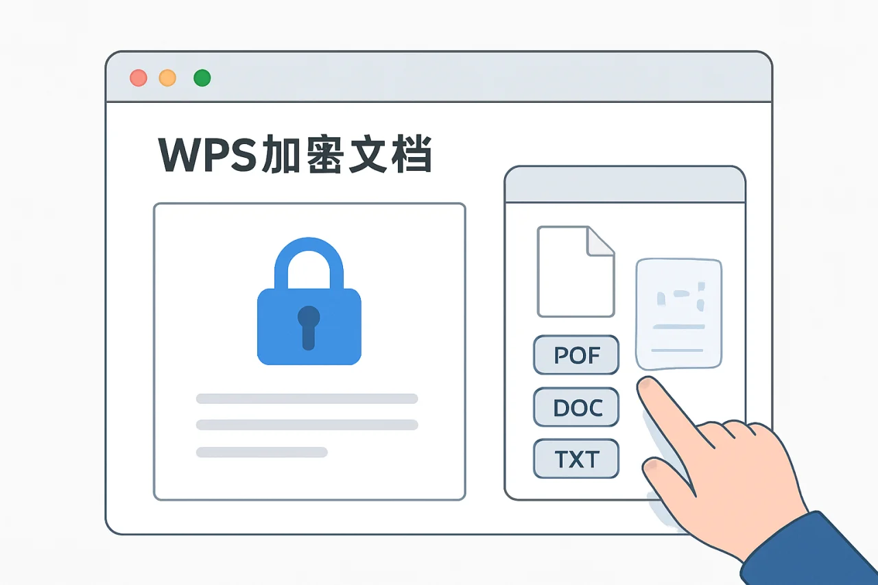 WPS加密文档