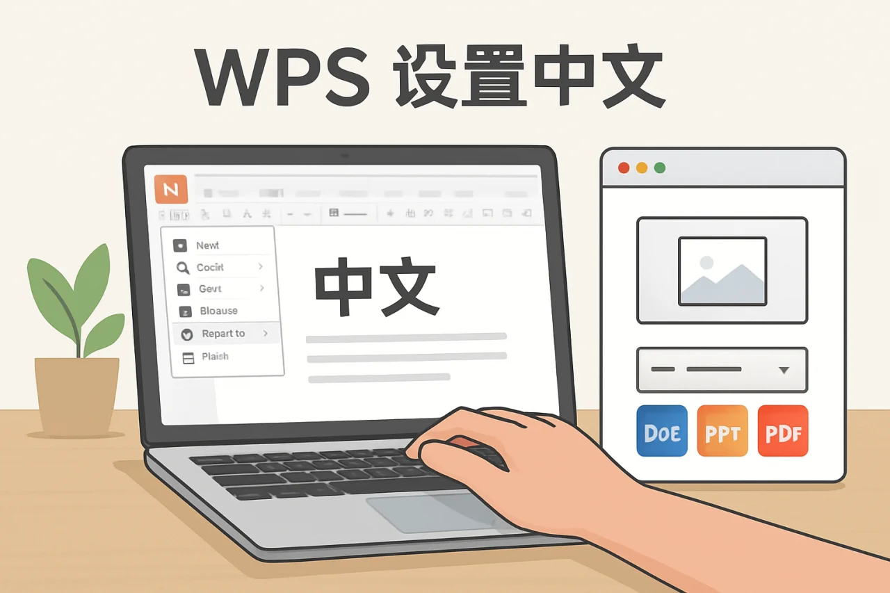 WPS设置中文
