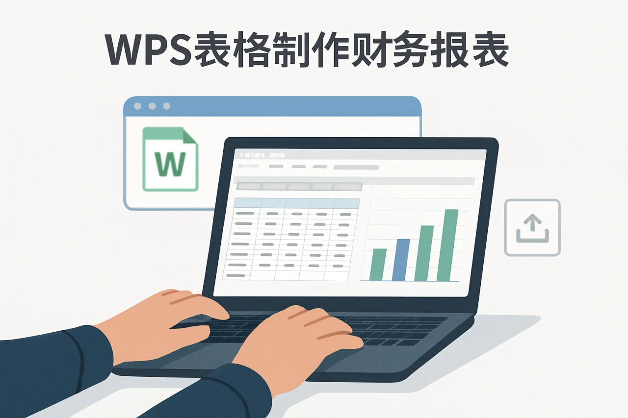 wps表格制作财务报表