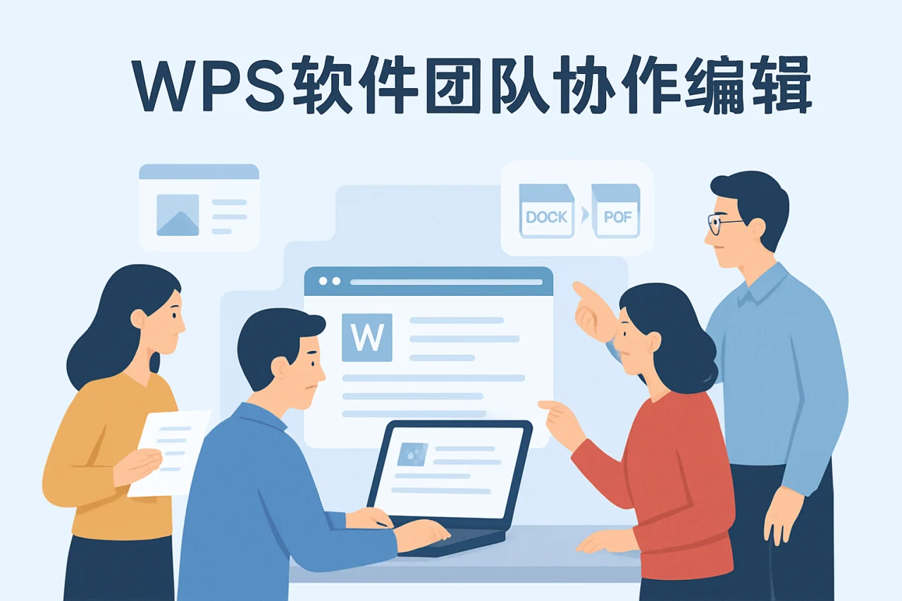 wps软件团队协作编辑