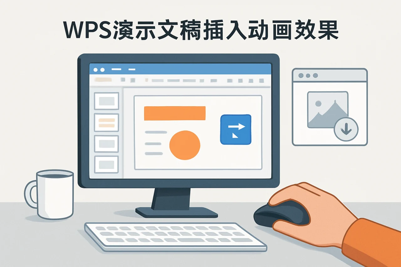 wps演示文稿插入动画效果