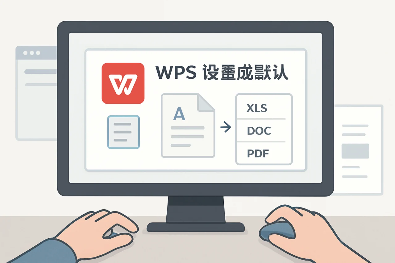 wps设置成默认