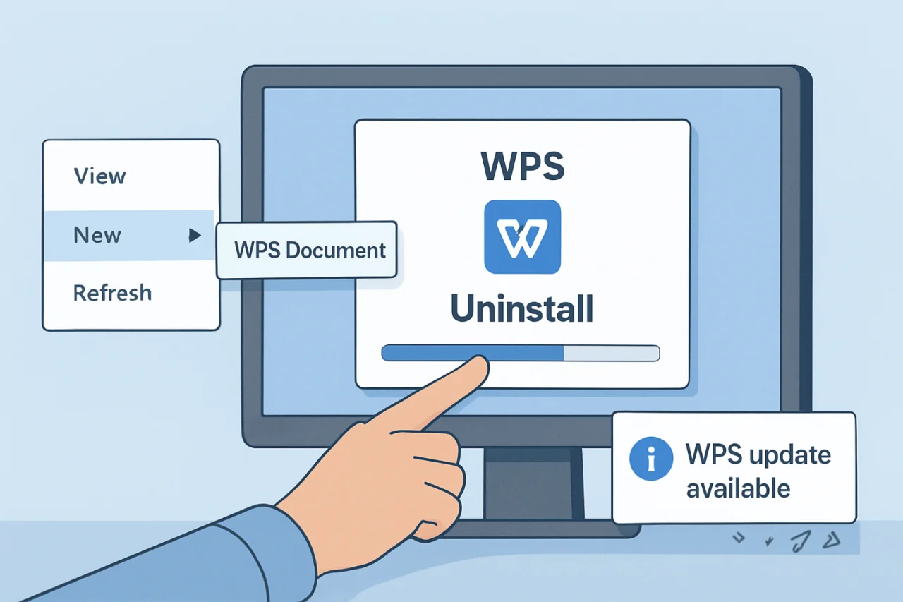 卸载wps