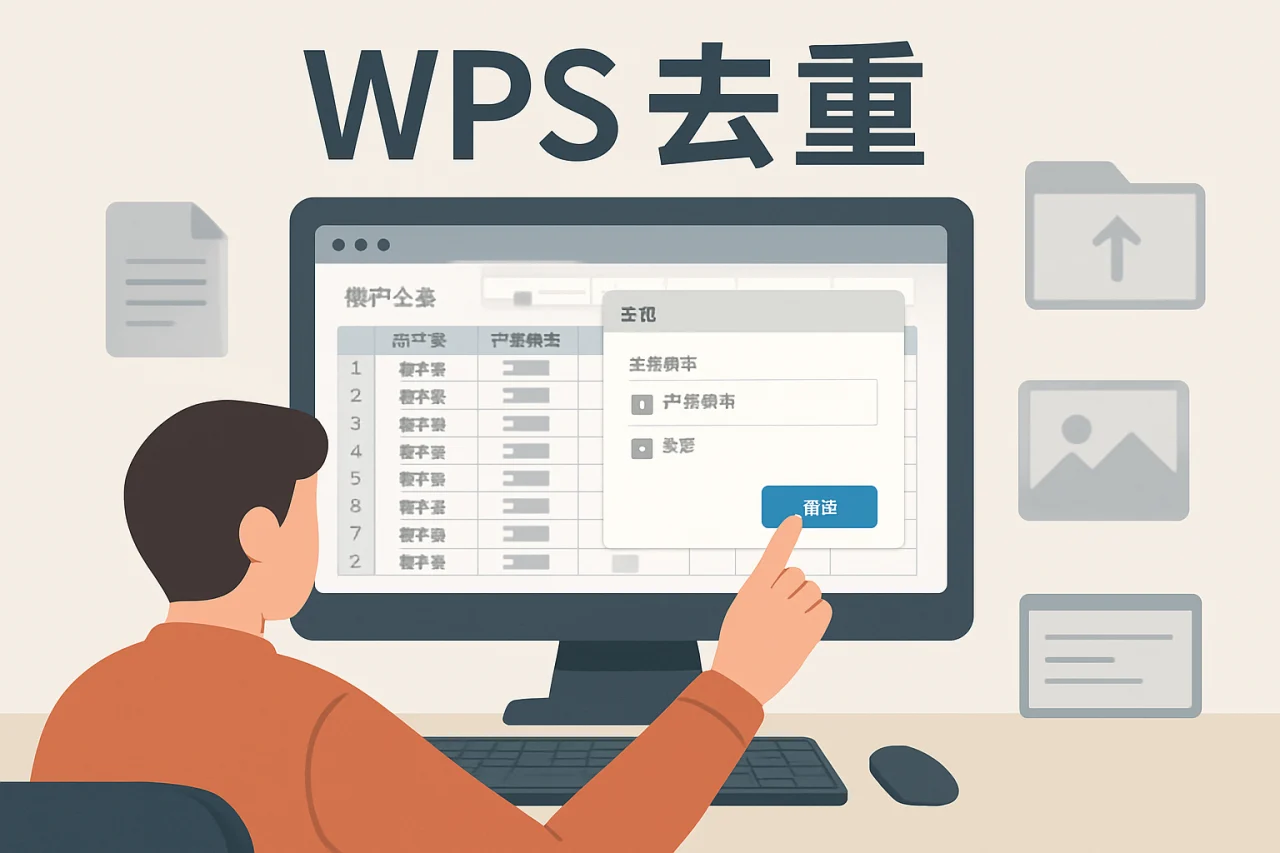 wps去重