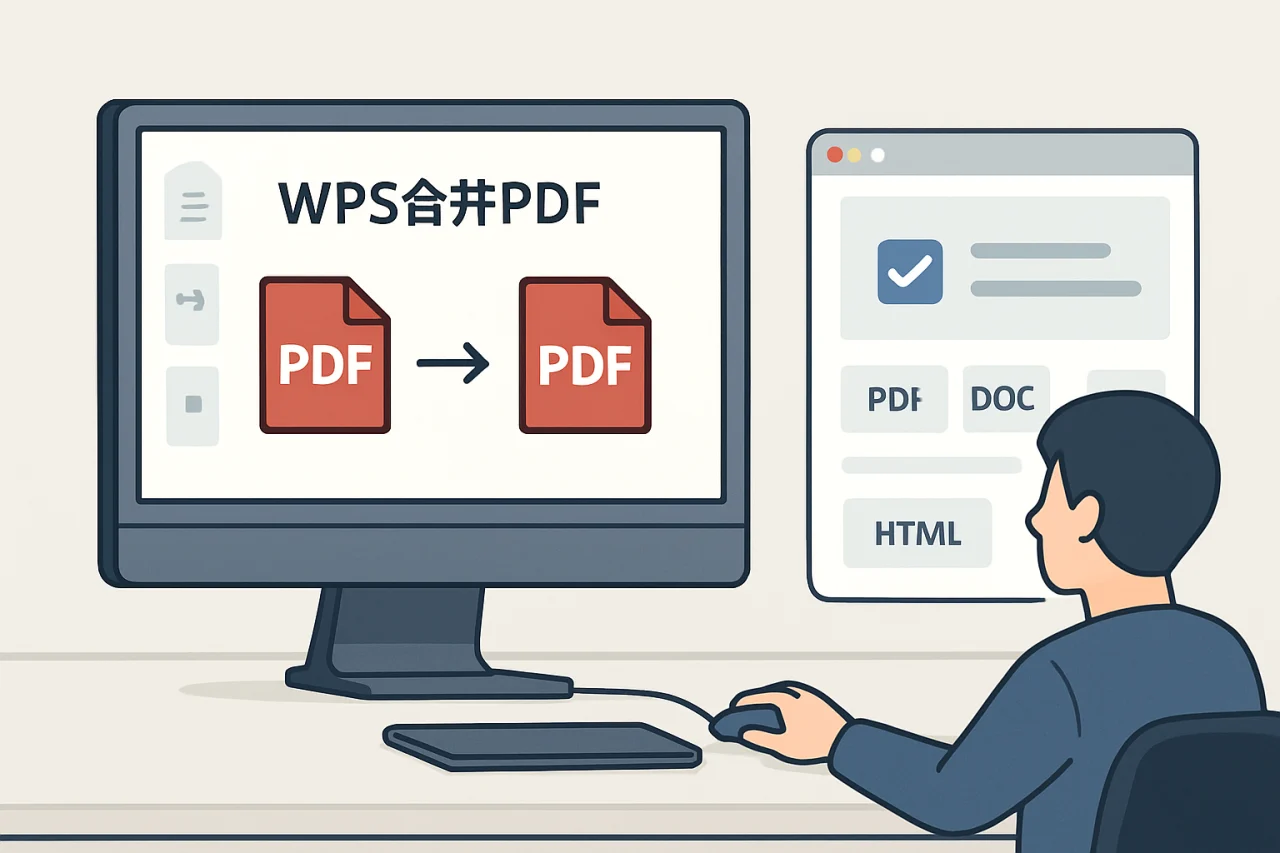 wps合并pdf