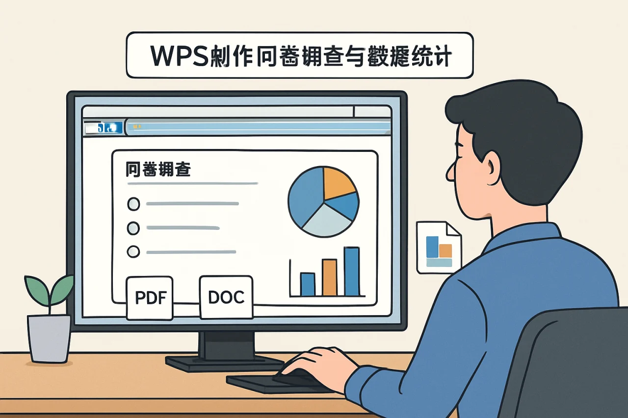 WPS制作问卷调查与数据统计