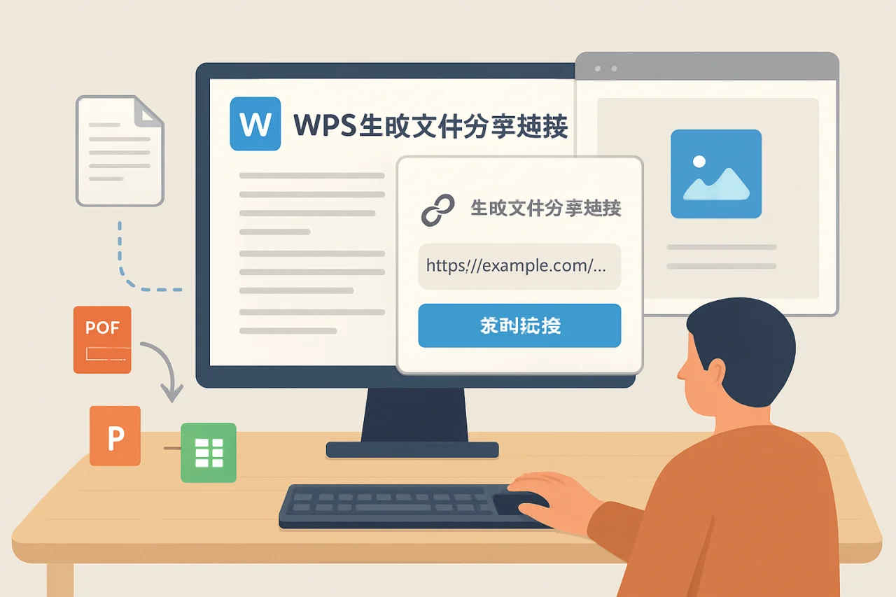 WPS生成文件分享链接