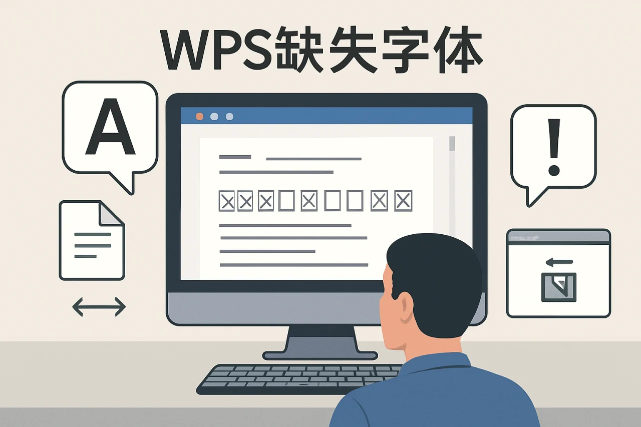 WPS缺失字体