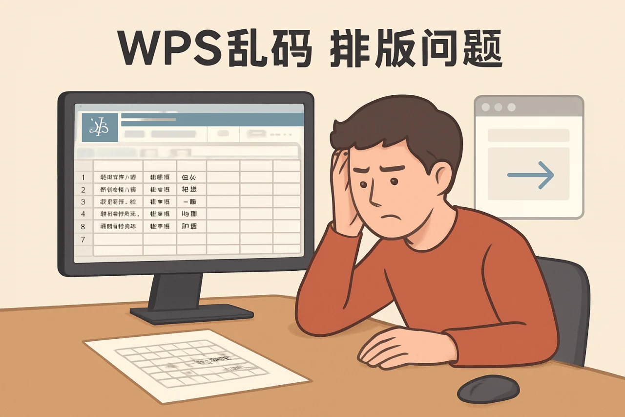 WPS乱码与排版问题
