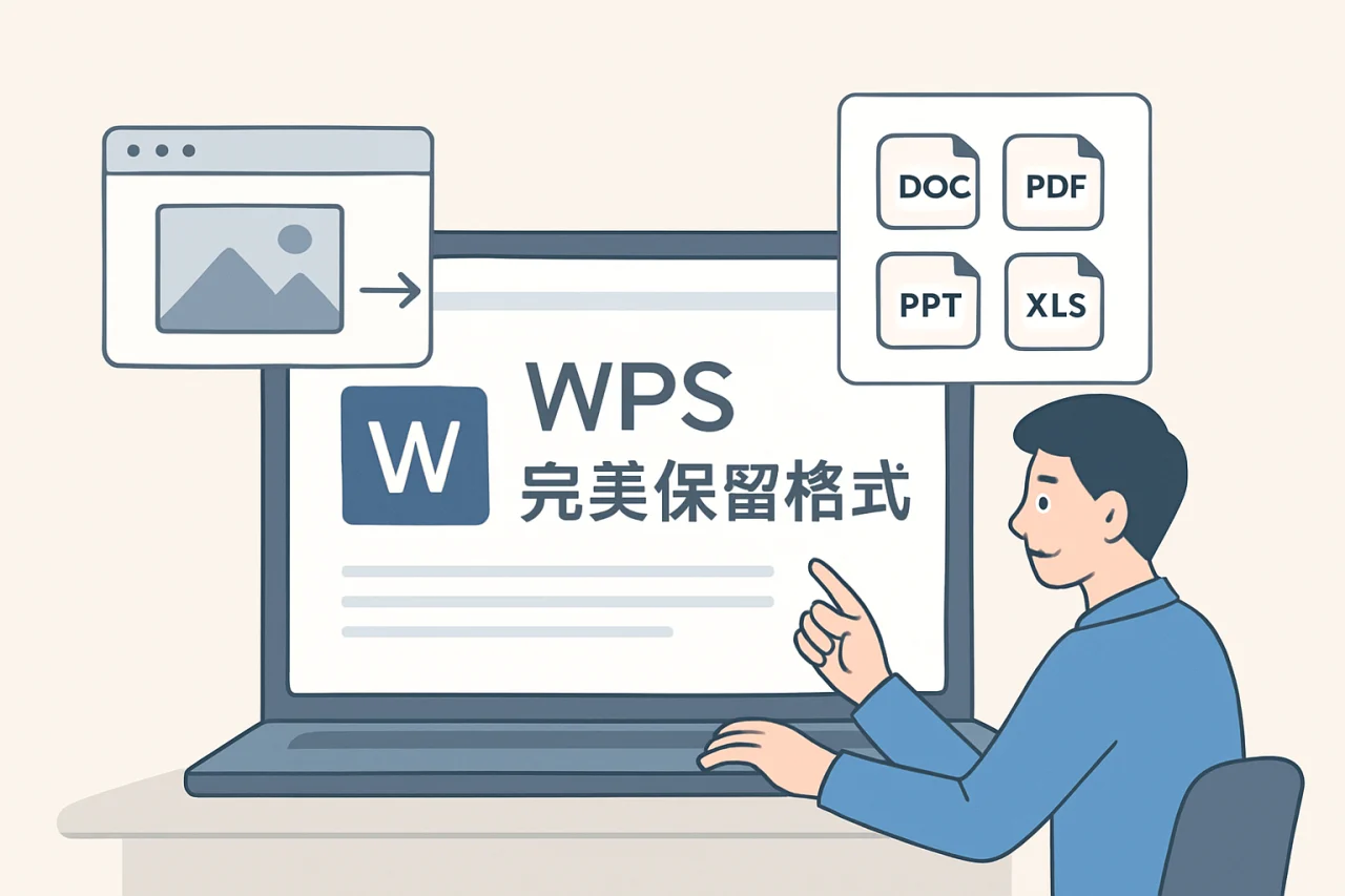 WPS完美保留格式
