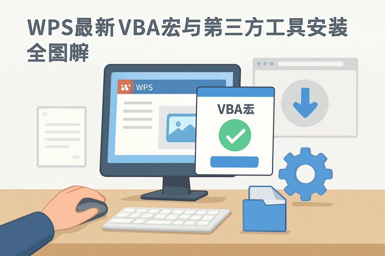 WPS最新VBA宏与第三方工具安装全图解