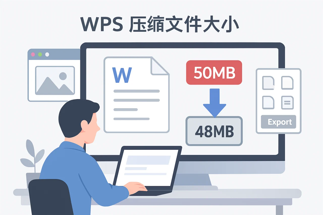 WPS 压缩文件大小