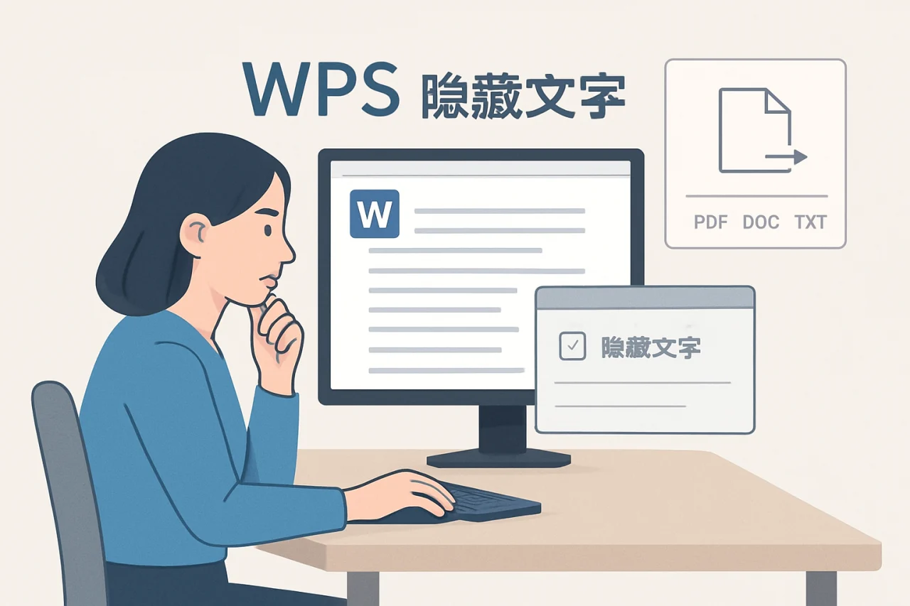 WPS 隐藏文字