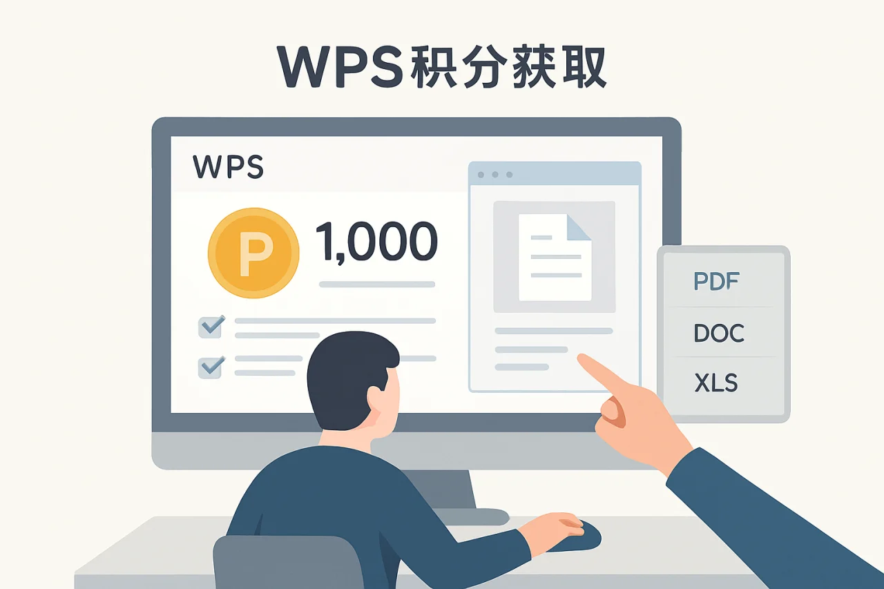 WPS积分获取