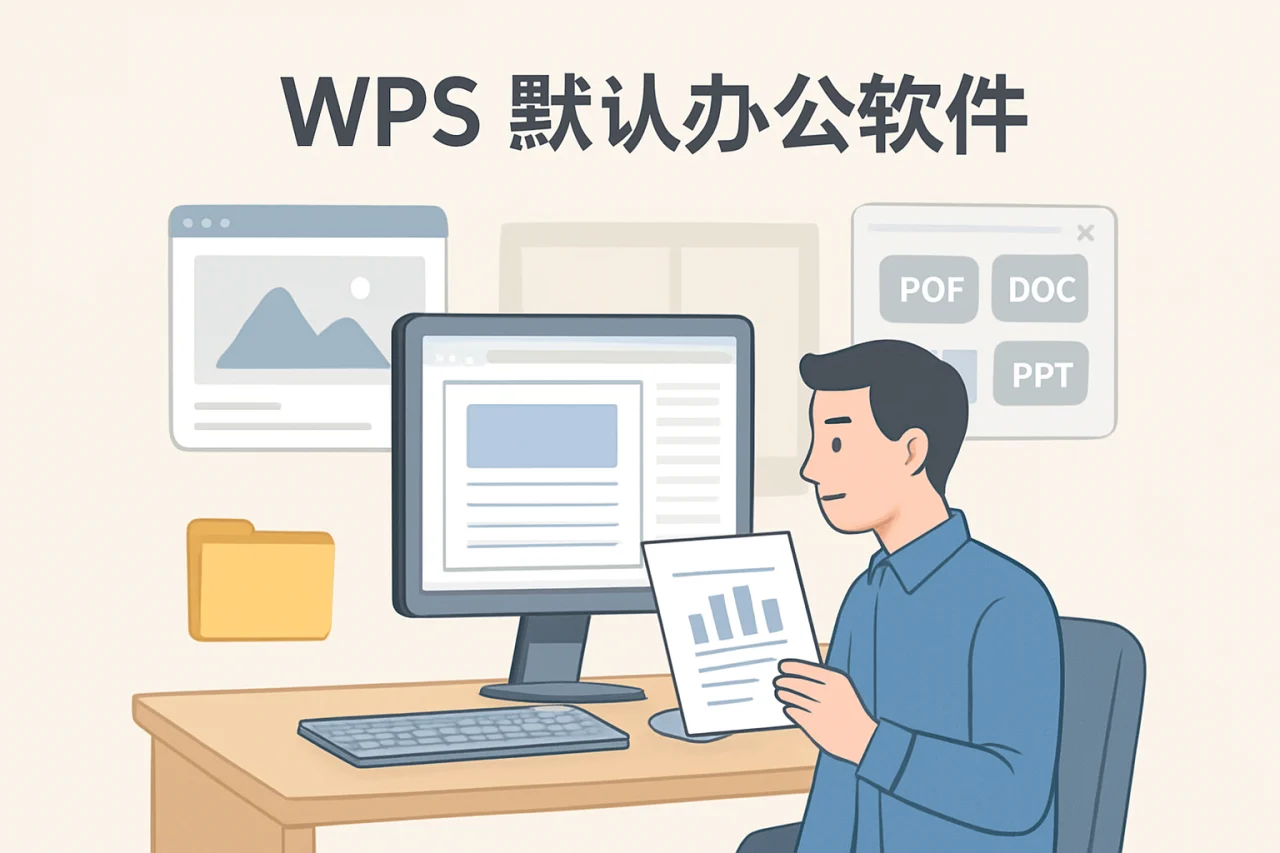 WPS默认办公软件