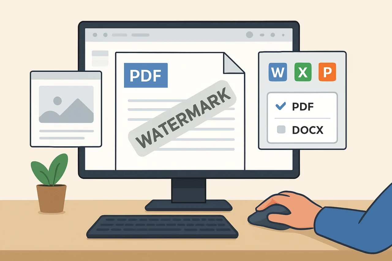 WPS去除PDF文档水印