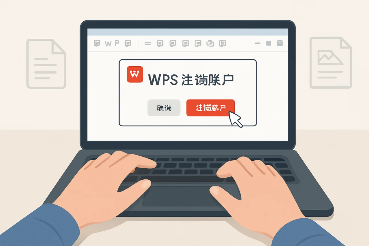 WPS注销账户