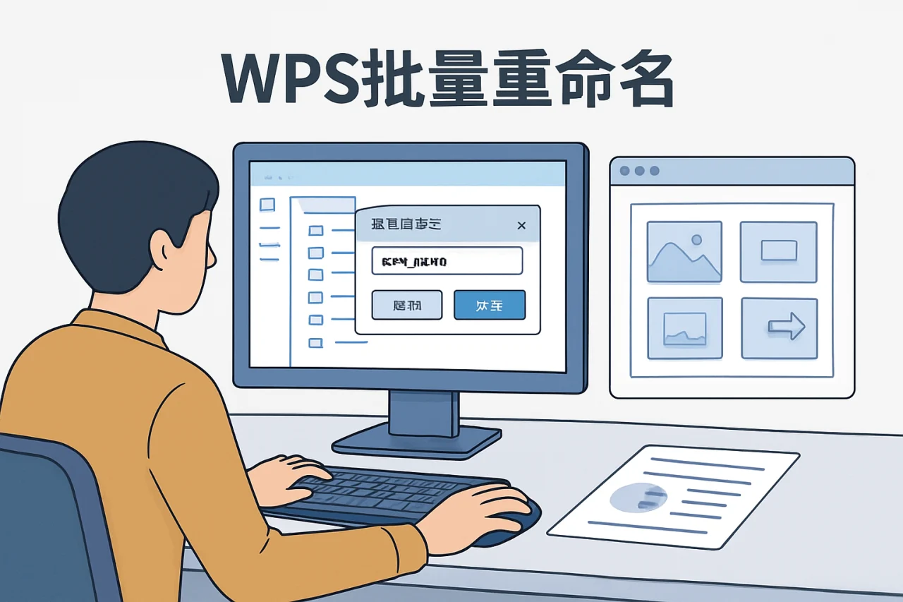 WPS批量重命名