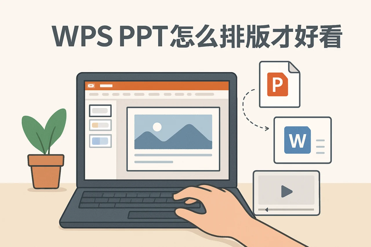 WPS PPT怎么排版才好看