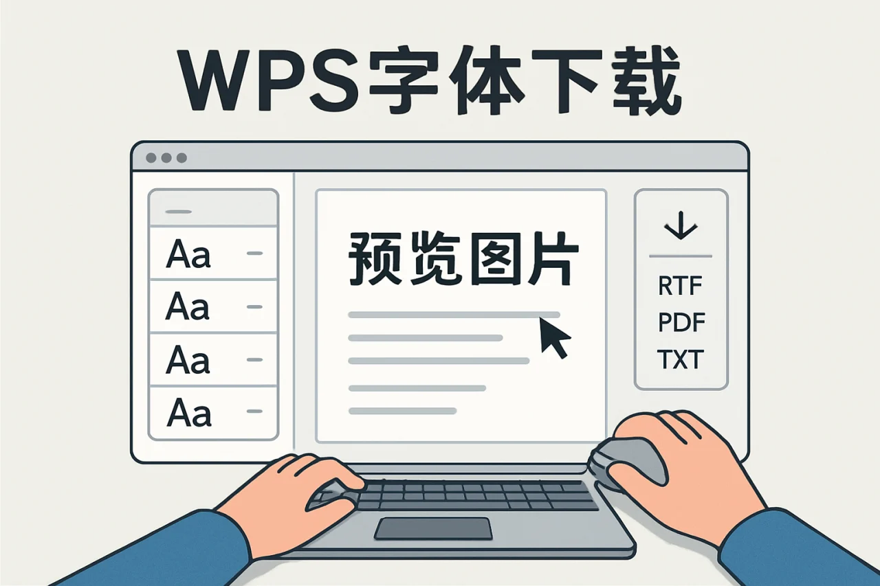 wps字体下载