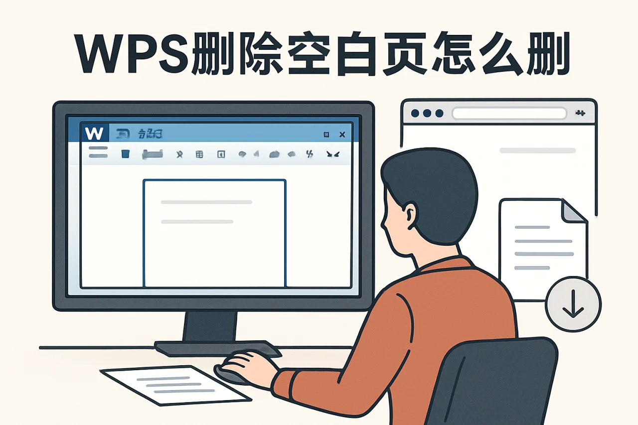 wps删除空白页怎么删
