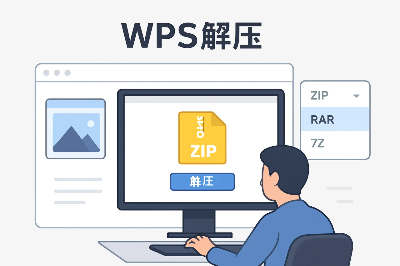 wps解压
