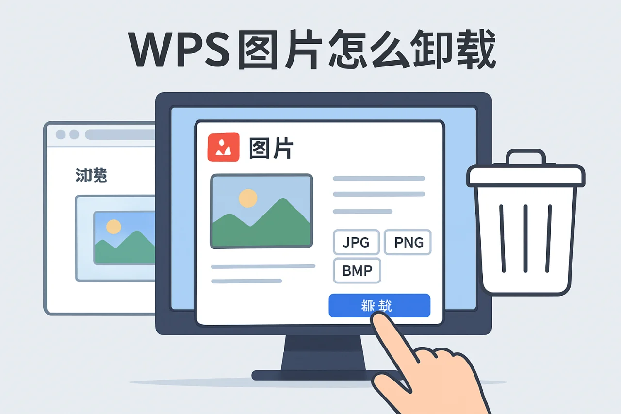 wps图片怎么卸载