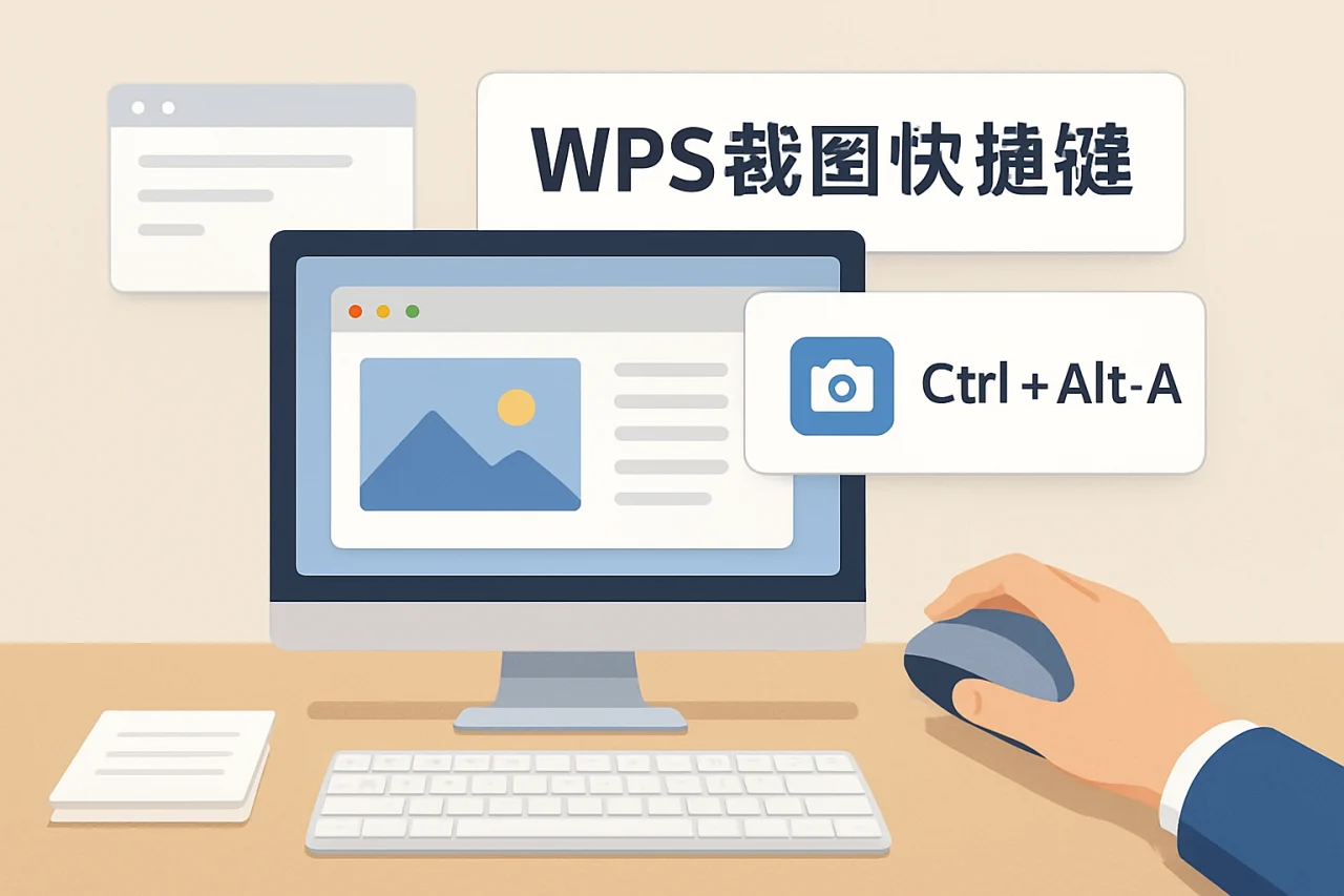 wps截图快捷键