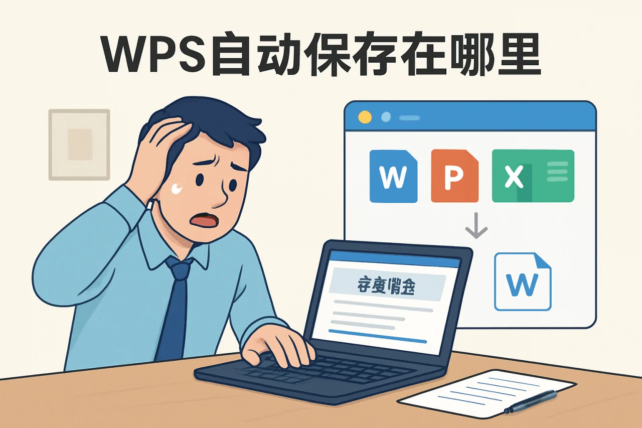 wps自动保存在哪里