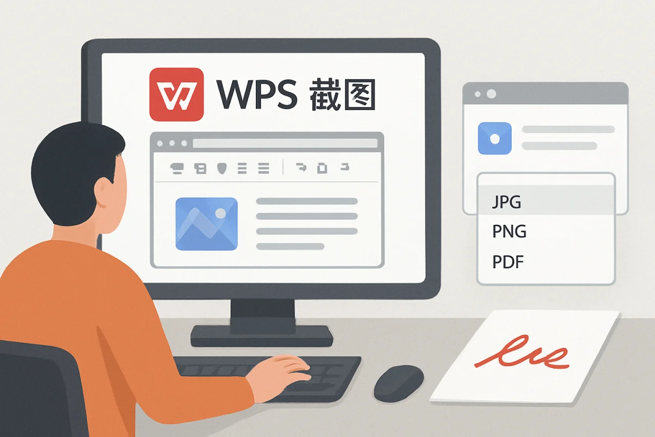 wps  截图