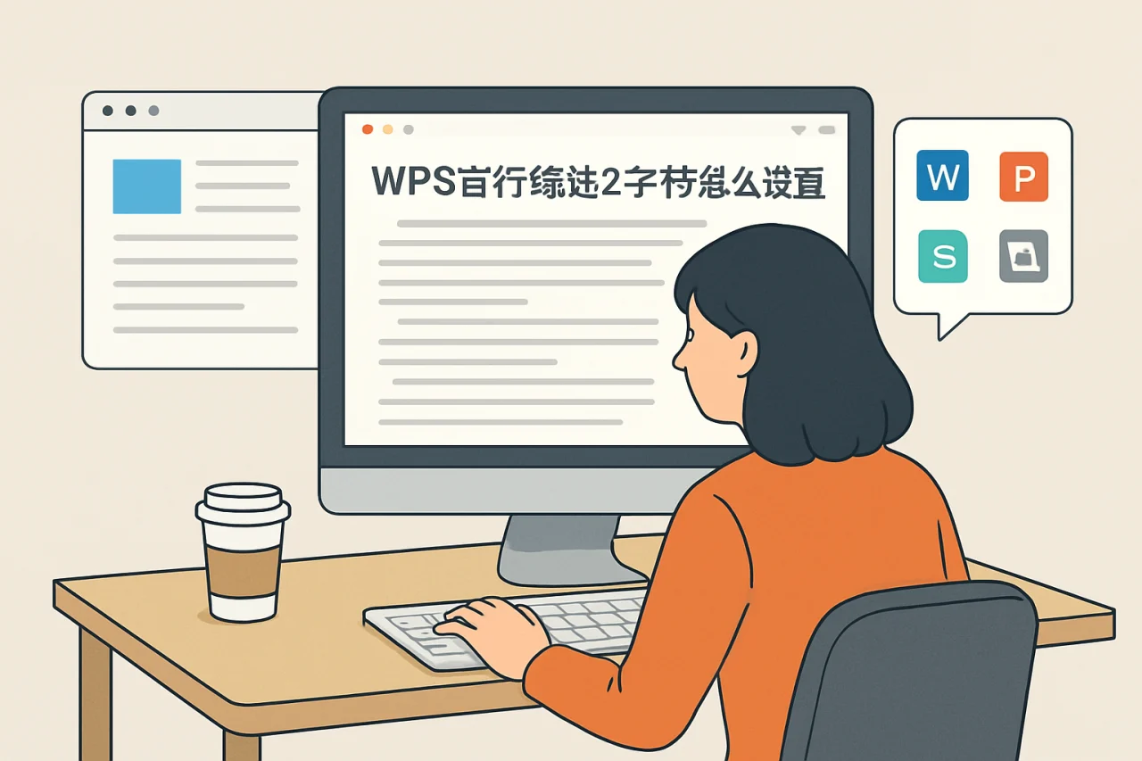 wps首行缩进2字符怎么设置