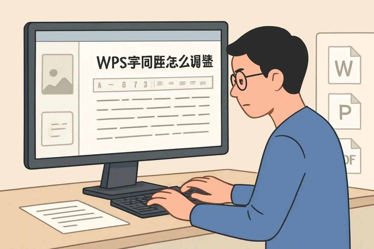 WPS字间距怎么调整