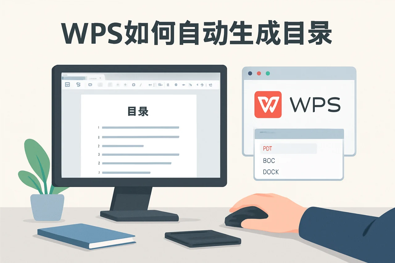 wps如何自动生成目录