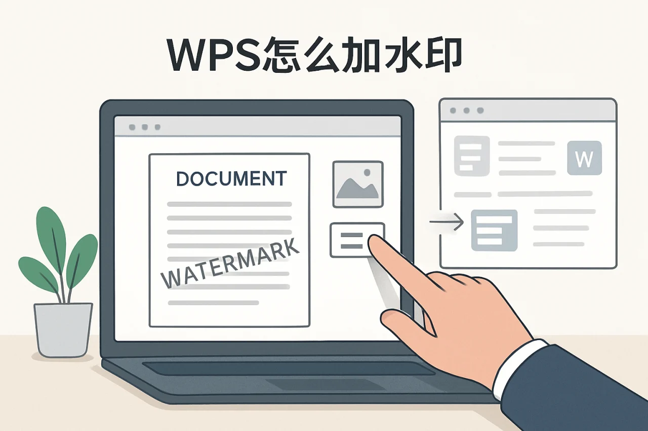 wps怎么加水印